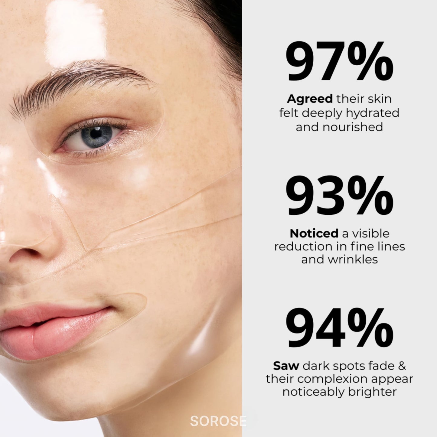 Sorose Korean Glass Skin Collagen Overnight Face Mask