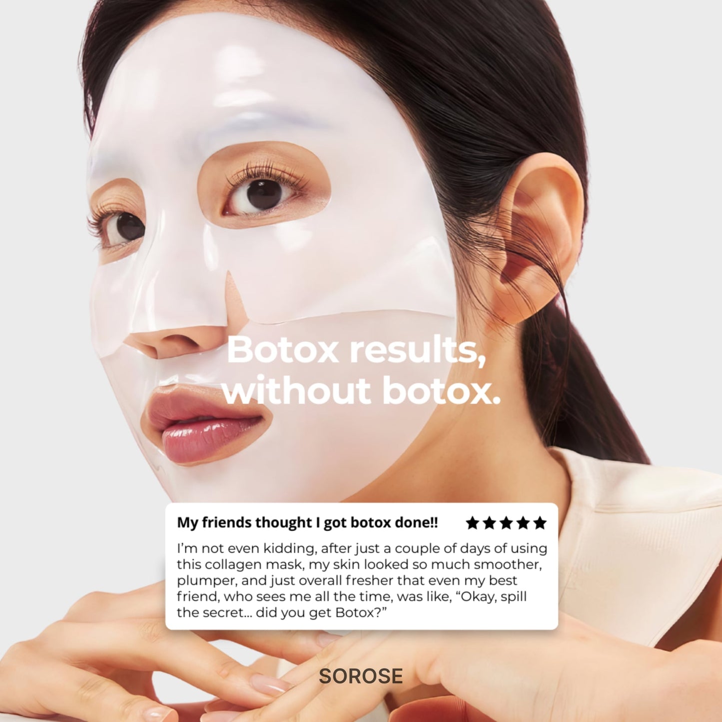 Sorose Korean Glass Skin Collagen Overnight Face Mask