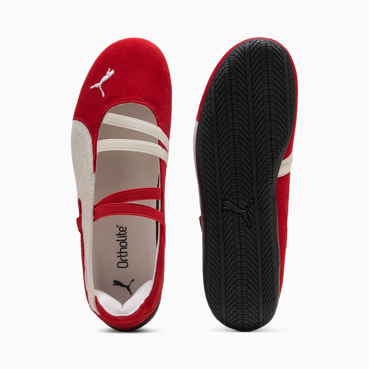 SPEEDCAT SUEDE BALLET (ALL TIME RED)
