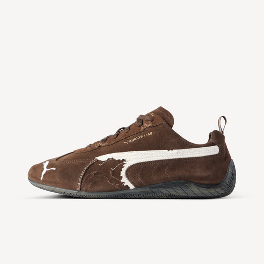 SPEEDCAT SUEDE BALENCIAGA (BROWN/WHITE/BLACK)