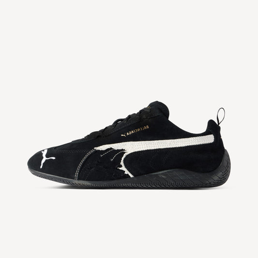 SPEEDCAT SUEDE BALENCIAGA (BLACK/WHITE)