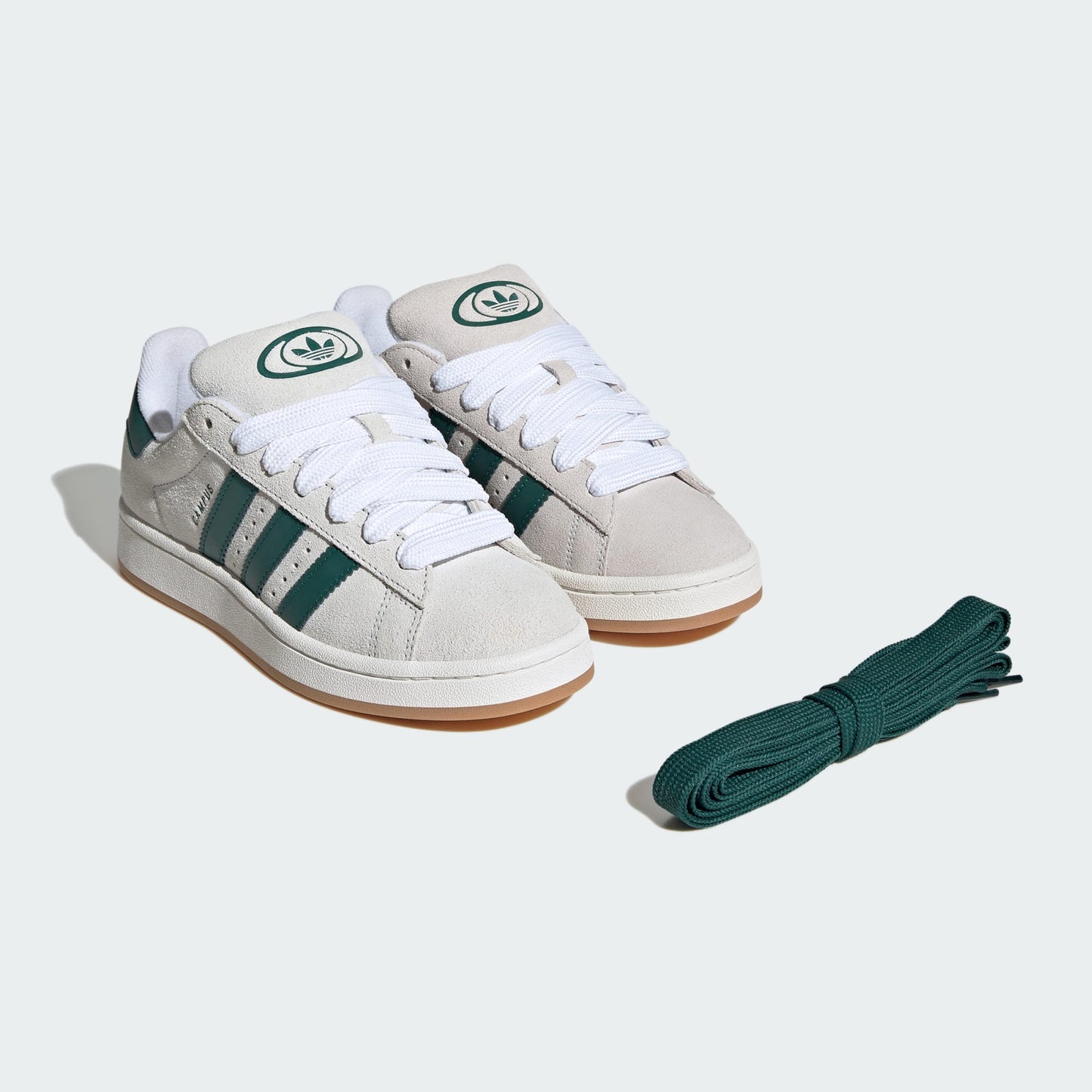 CAMPUS 00S (CRYSTAL WHITE/CORE WHITE/COLLEGIATE GREEN)
