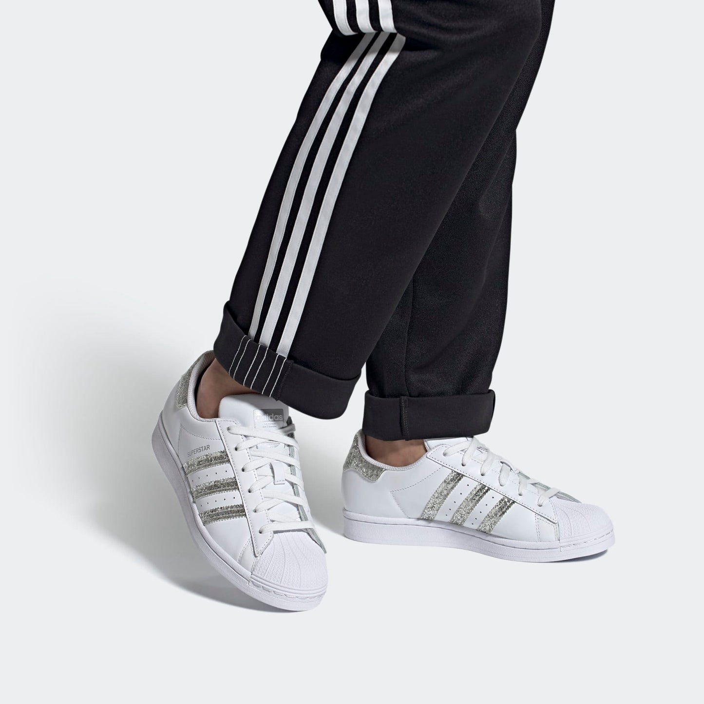 SUPERSTAR II SHOES (SILVER GLITTER)